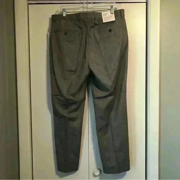 Goodfellow & CO Lightweight Jet Gray Standard Fit Wool Rich Suit Pants NWT - Picture 2 of 13